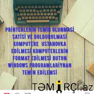 Kompuyuter Notebook Printer Kartric Temiri